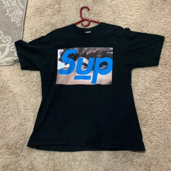 USED★XL★ supreme × undercover FACE TEE Supreme X Undercover Face Black Tee | Senikersku
